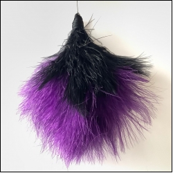  Marabou Black and Purple